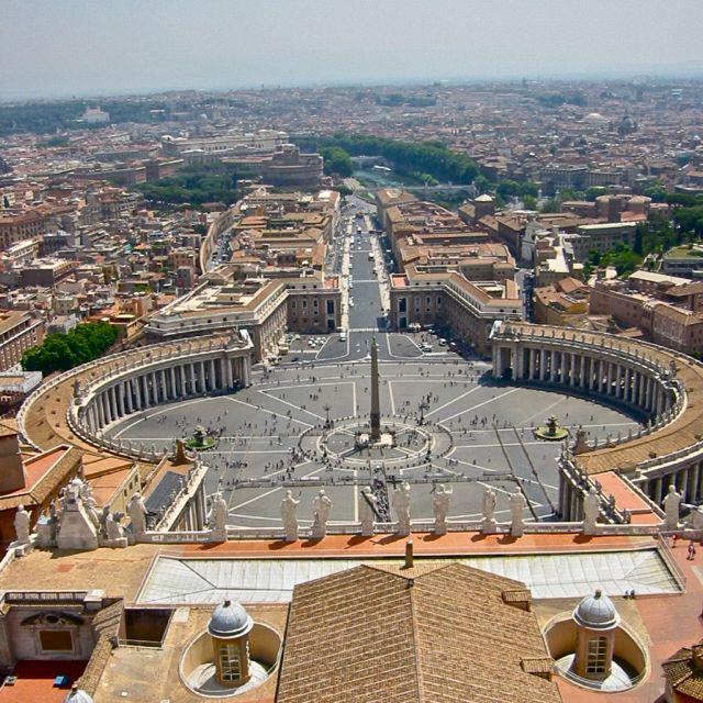 Is the dome of St. Peters Basilica at the Vatican in Rome worth